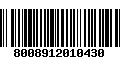 Código de Barras 8008912010430