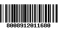 Código de Barras 8008912011680