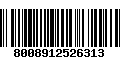 Código de Barras 8008912526313