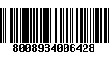 Código de Barras 8008934006428