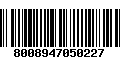 Código de Barras 8008947050227