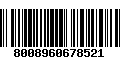 Código de Barras 8008960678521