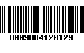 Código de Barras 8009004120129