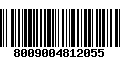 Código de Barras 8009004812055