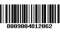 Código de Barras 8009004812062