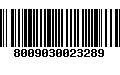 Código de Barras 8009030023289