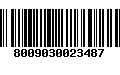 Código de Barras 8009030023487