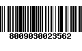 Código de Barras 8009030023562