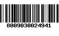 Código de Barras 8009030024941