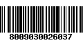 Código de Barras 8009030026037