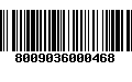 Código de Barras 8009036000468