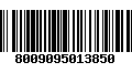 Código de Barras 8009095013850