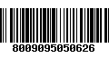 Código de Barras 8009095050626