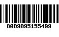 Código de Barras 8009095155499