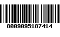 Código de Barras 8009095187414