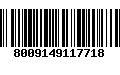 Código de Barras 8009149117718