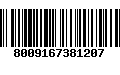 Código de Barras 8009167381207