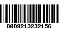 Código de Barras 8009213232156