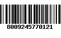 Código de Barras 8009245770121