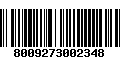 Código de Barras 8009273002348