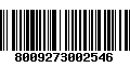 Código de Barras 8009273002546