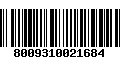 Código de Barras 8009310021684