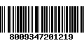 Código de Barras 8009347201219