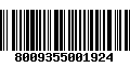 Código de Barras 8009355001924