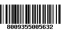 Código de Barras 8009355005632