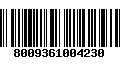 Código de Barras 8009361004230