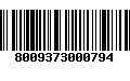 Código de Barras 8009373000794