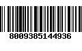 Código de Barras 8009385144936