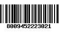 Código de Barras 8009452223021