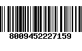 Código de Barras 8009452227159