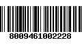 Código de Barras 8009461002228