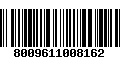 Código de Barras 8009611008162