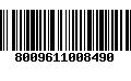 Código de Barras 8009611008490