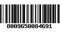 Código de Barras 8009650084691