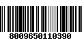 Código de Barras 8009650110390