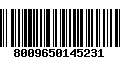 Código de Barras 8009650145231