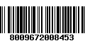 Código de Barras 8009672008453