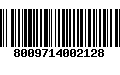 Código de Barras 8009714002128