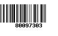 Código de Barras 80097303