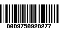 Código de Barras 8009750928277