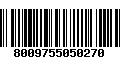 Código de Barras 8009755050270