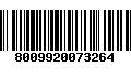 Código de Barras 8009920073264