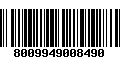 Código de Barras 8009949008490