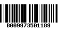 Código de Barras 8009973501189