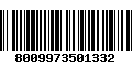 Código de Barras 8009973501332