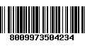 Código de Barras 8009973504234